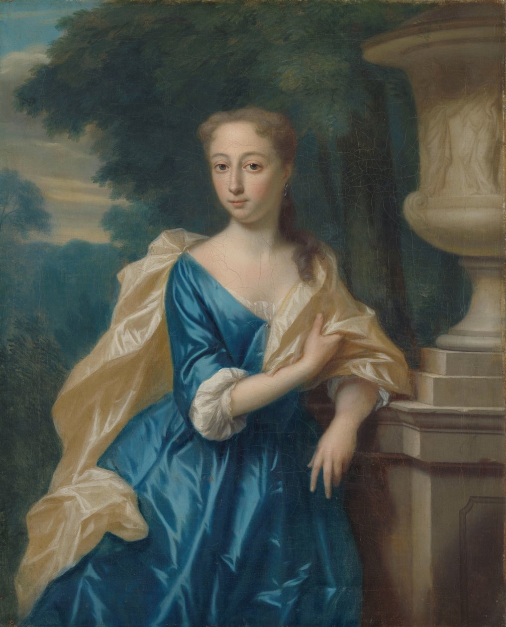 Justina Johanna Ramskrammer (1702-98), manželka Isaaca Parkera od Philip van Dijk