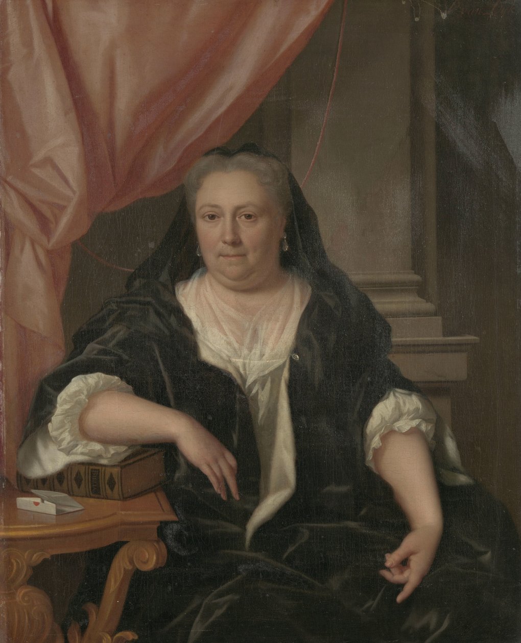Portrét Marie van Citters (1684-1752), manželky Caspara Adriaena Parduyna od Philip van Dijk
