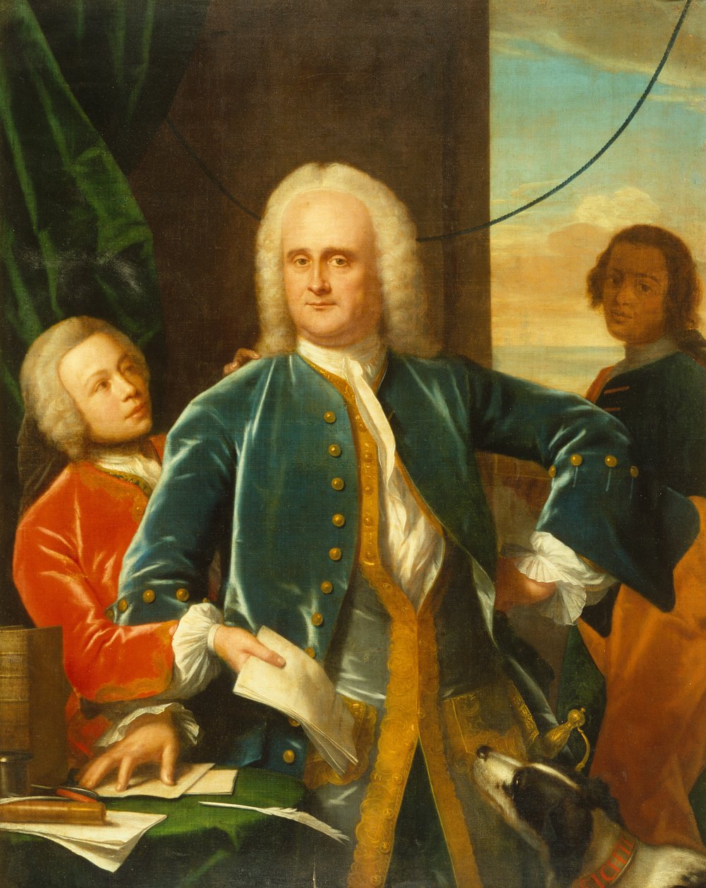 Jan Albert Sichterman se svým synem Janem Albertem od Philip van Dyck