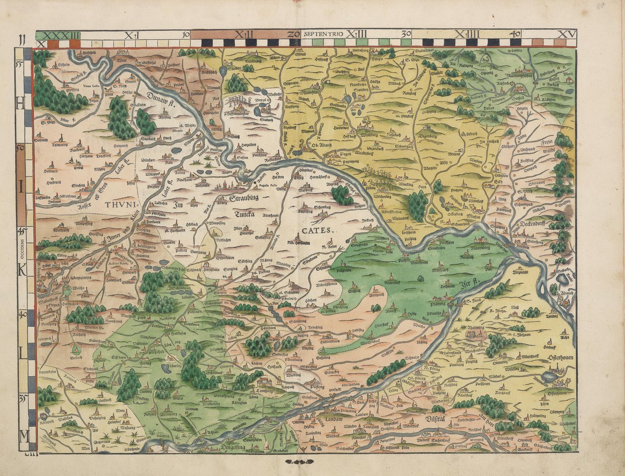 Tablety z bavorské země z roku 1568 (talíř 11) od Philipp Apian