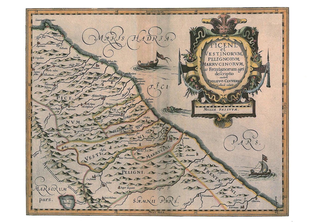 Piceni a Vestini, Peligni a Marrucini od Philipp Clüver