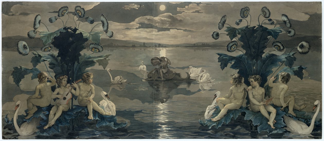 Arionova cesta k moři, 1809 od Philipp Otto Runge