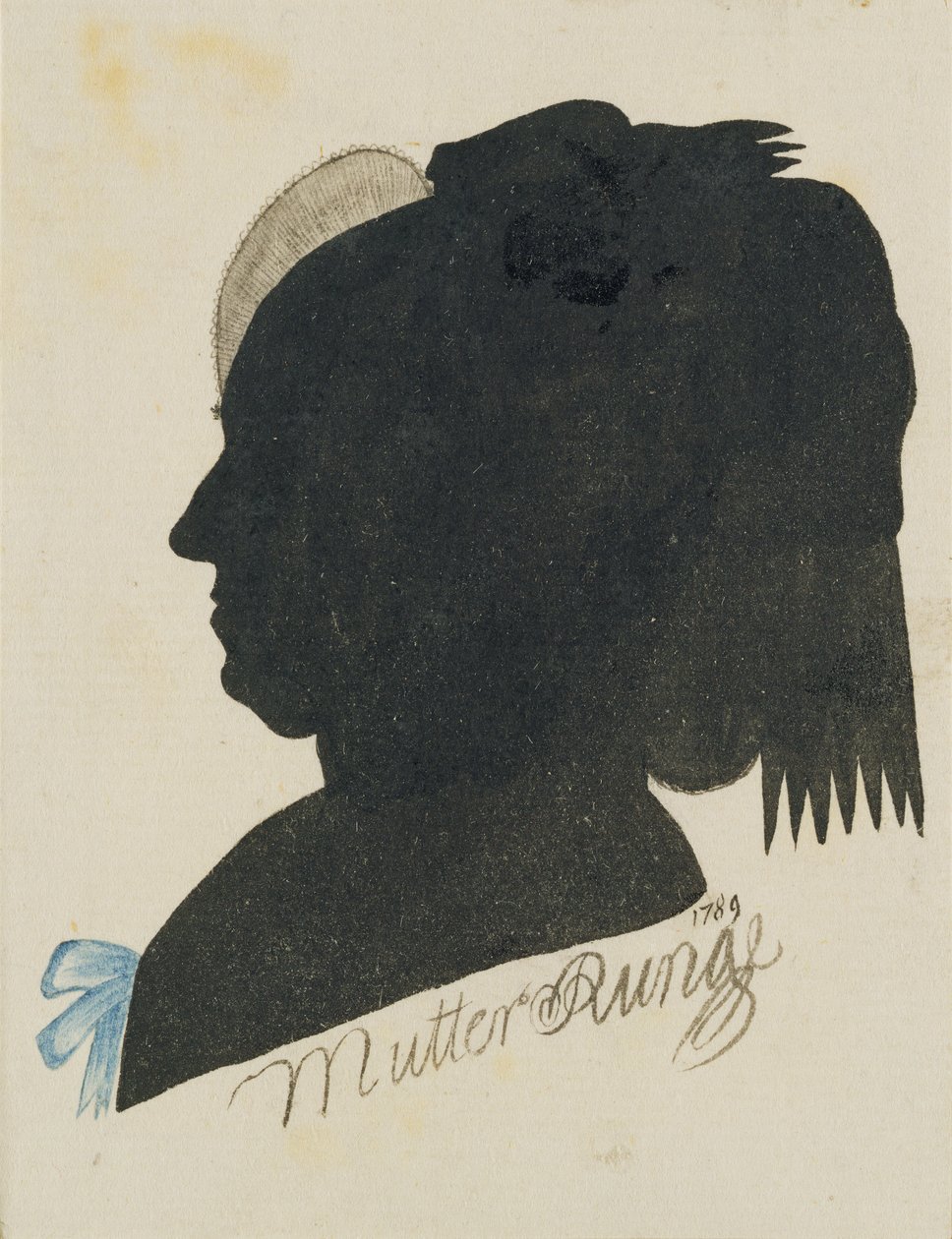 Magdalena Runge (Mother Runge), 1789 (indický inkoust a wc na papíře) od Philipp Otto Runge
