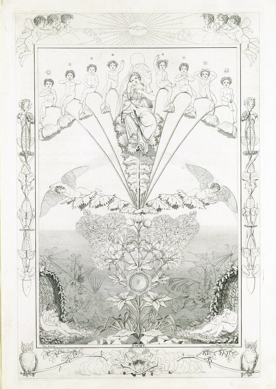 Noc, 1805 od Philipp Otto Runge