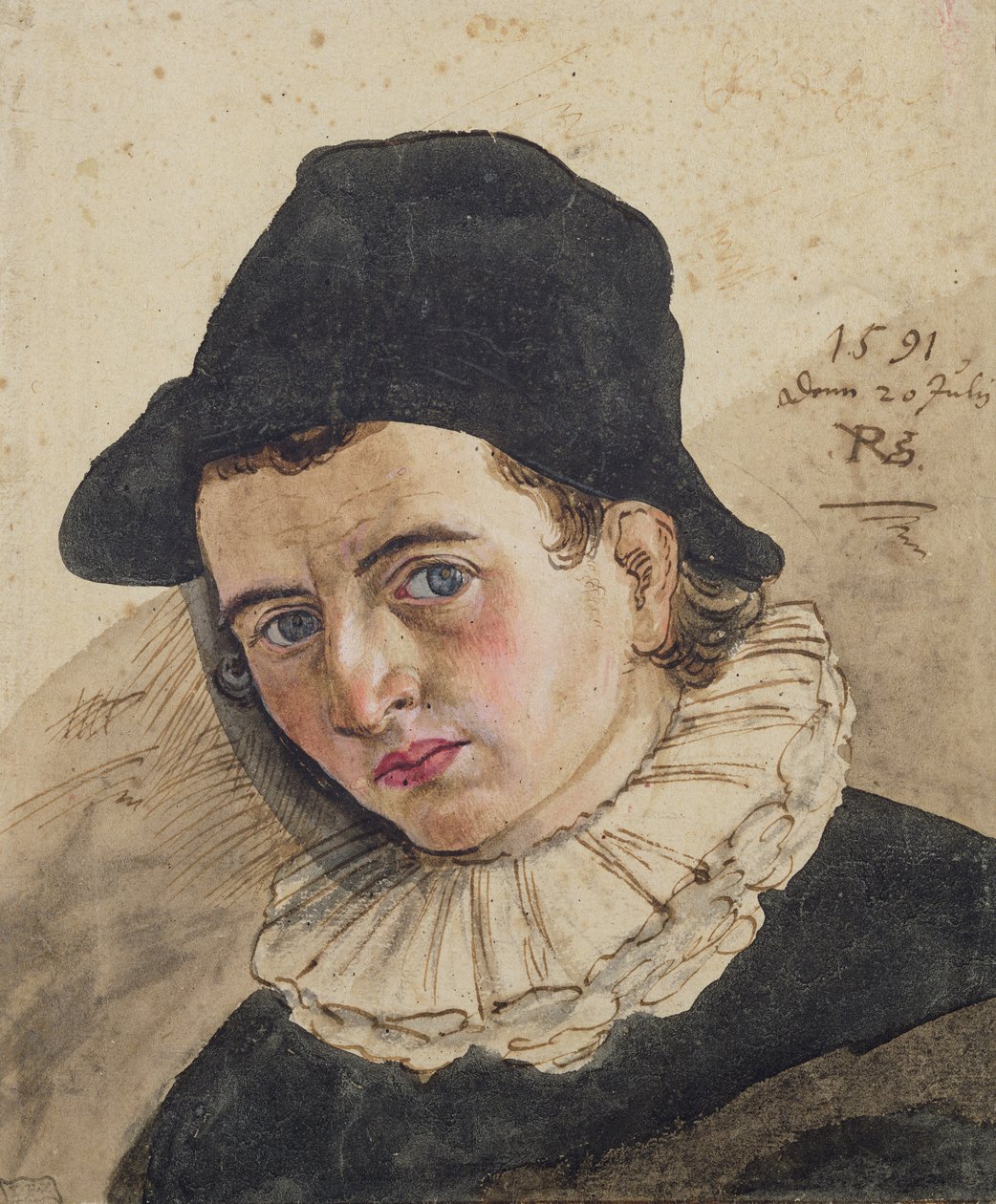 Autoportrét, 1591 od Philipp Uffenbach