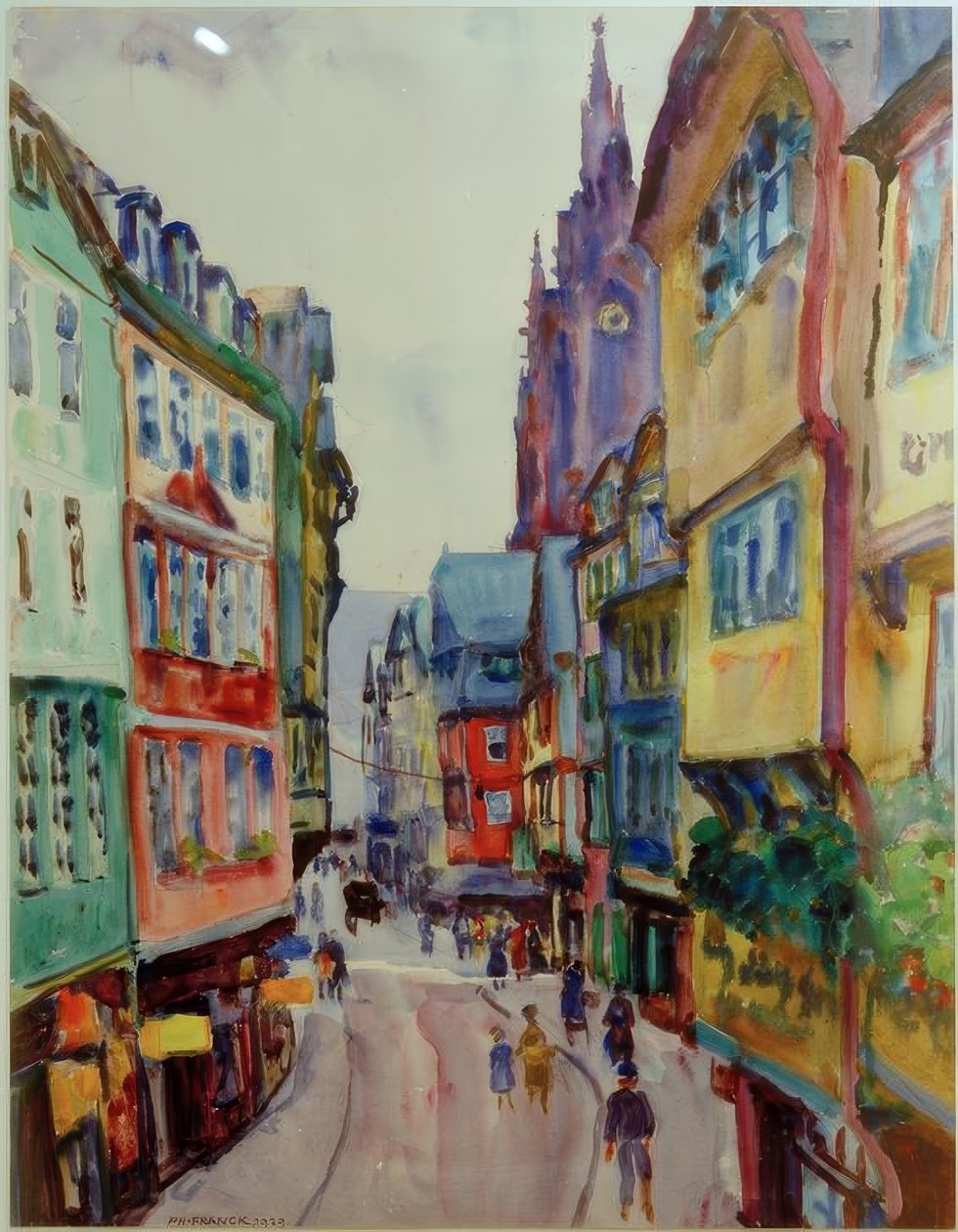 Starý Frankfurt od Philipp Franck
