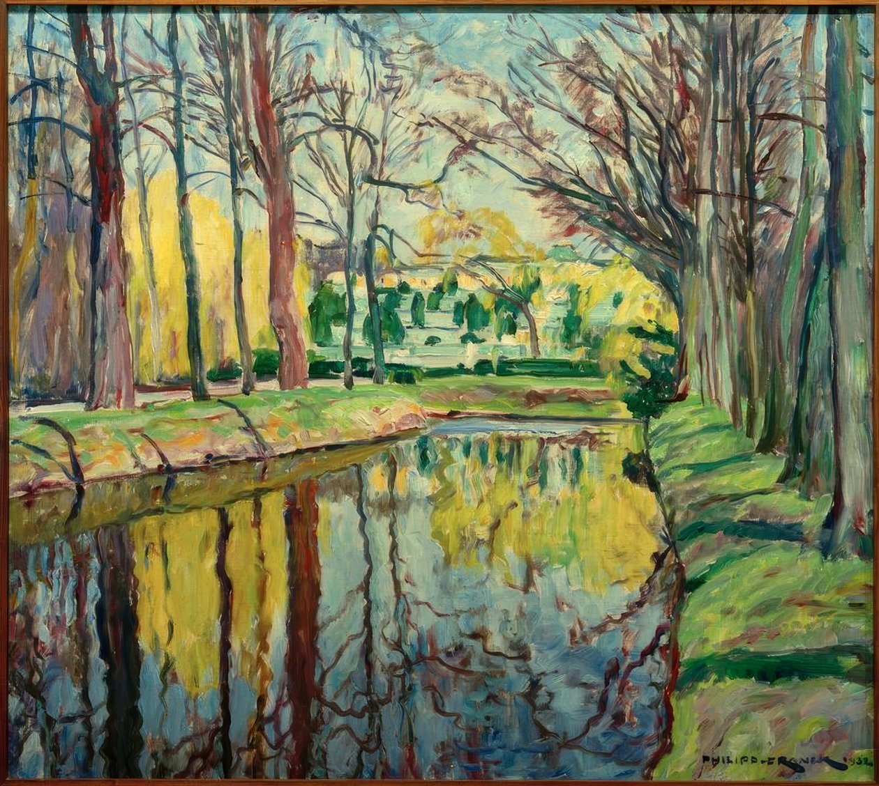 Pohled na palác Sanssouci od Philipp Franck