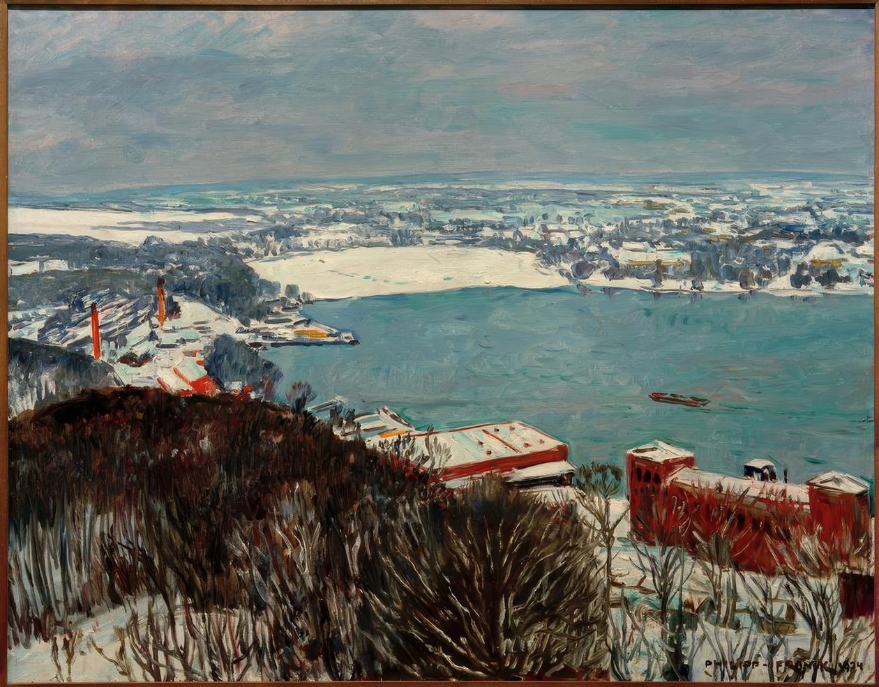 Pohled na Tornow od Philipp Franck