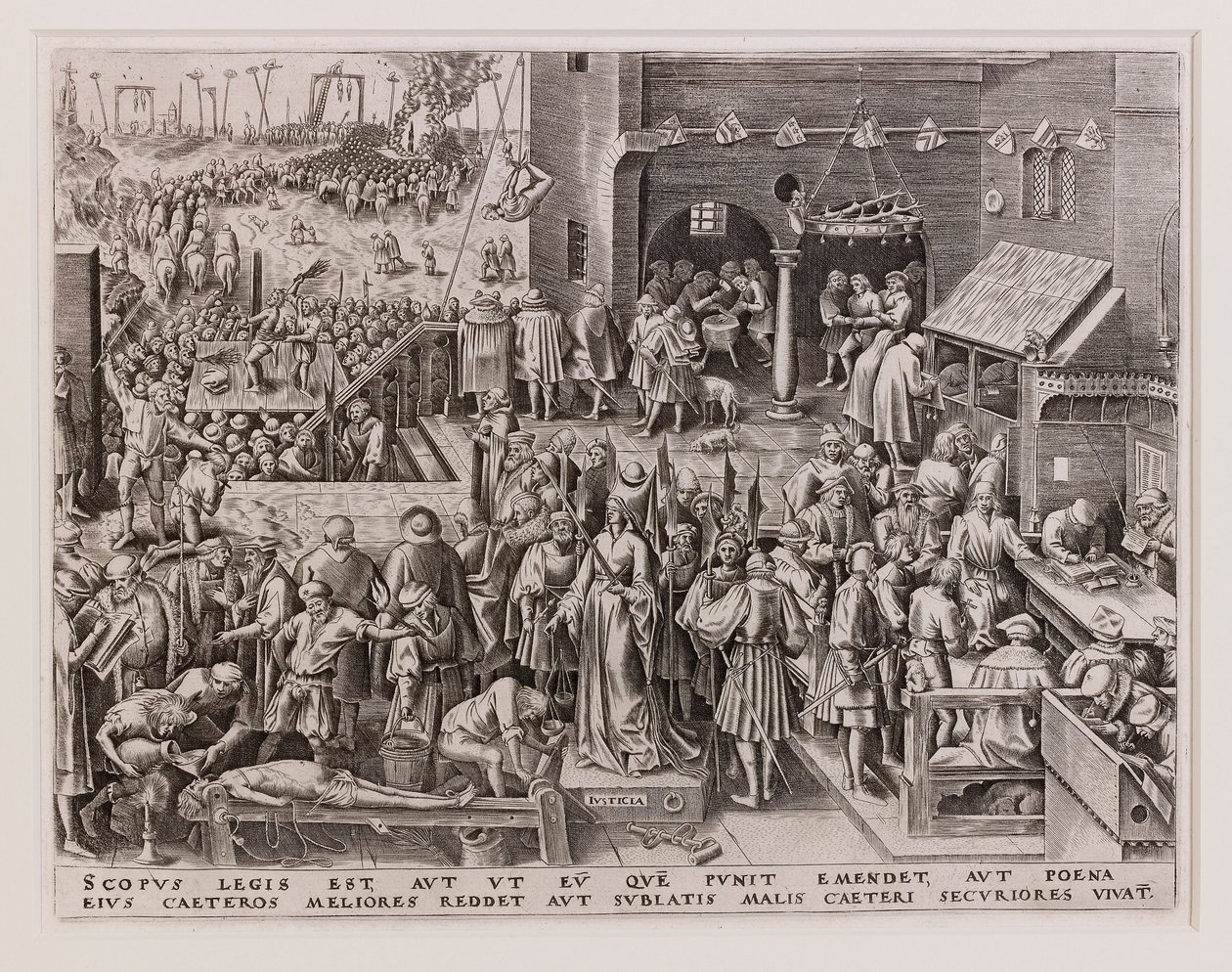 spravedlnost, c. 1560. od Philipp Galle