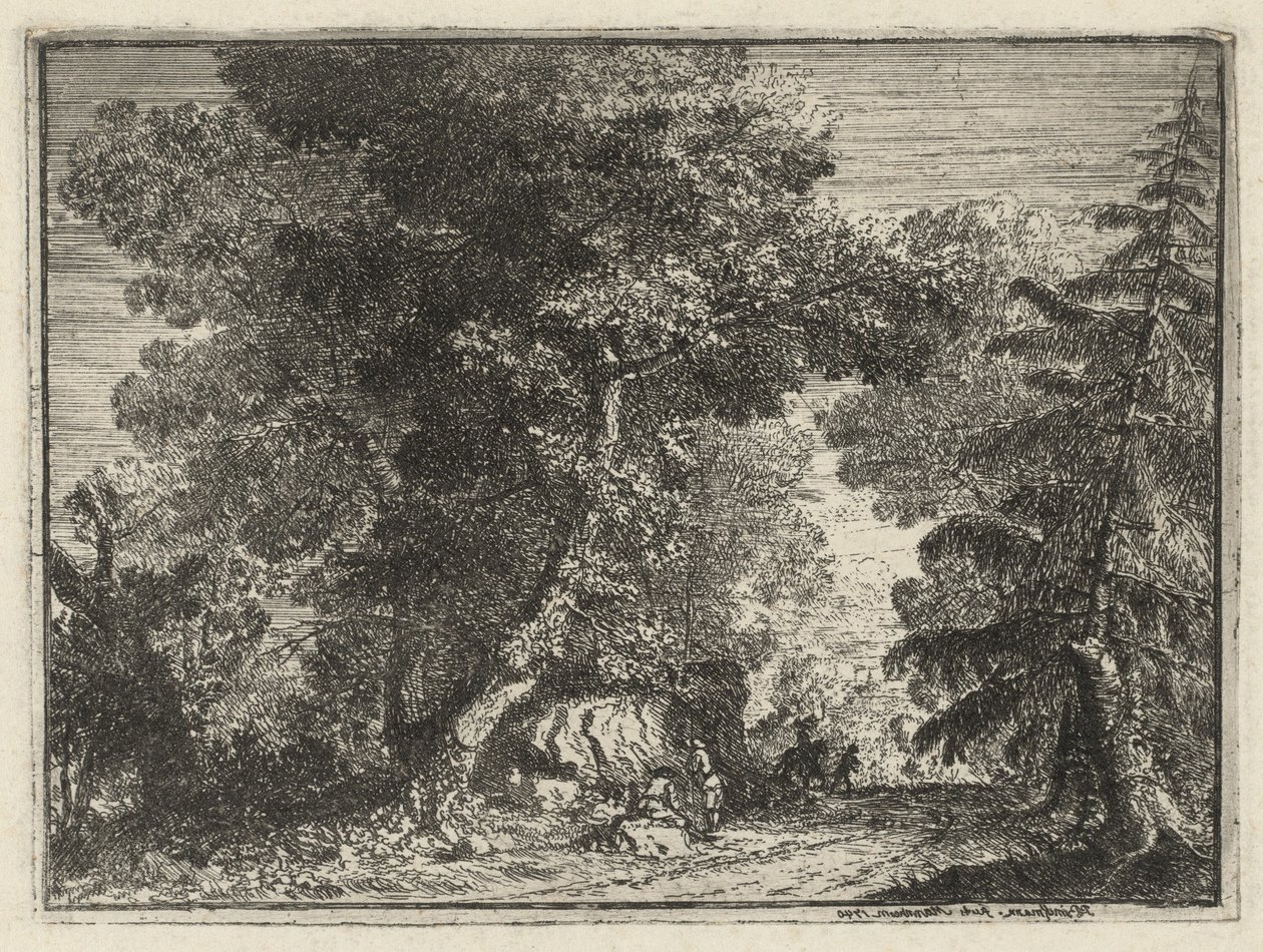 Cesta lesem od Philipp Hieronymus Brinckmann