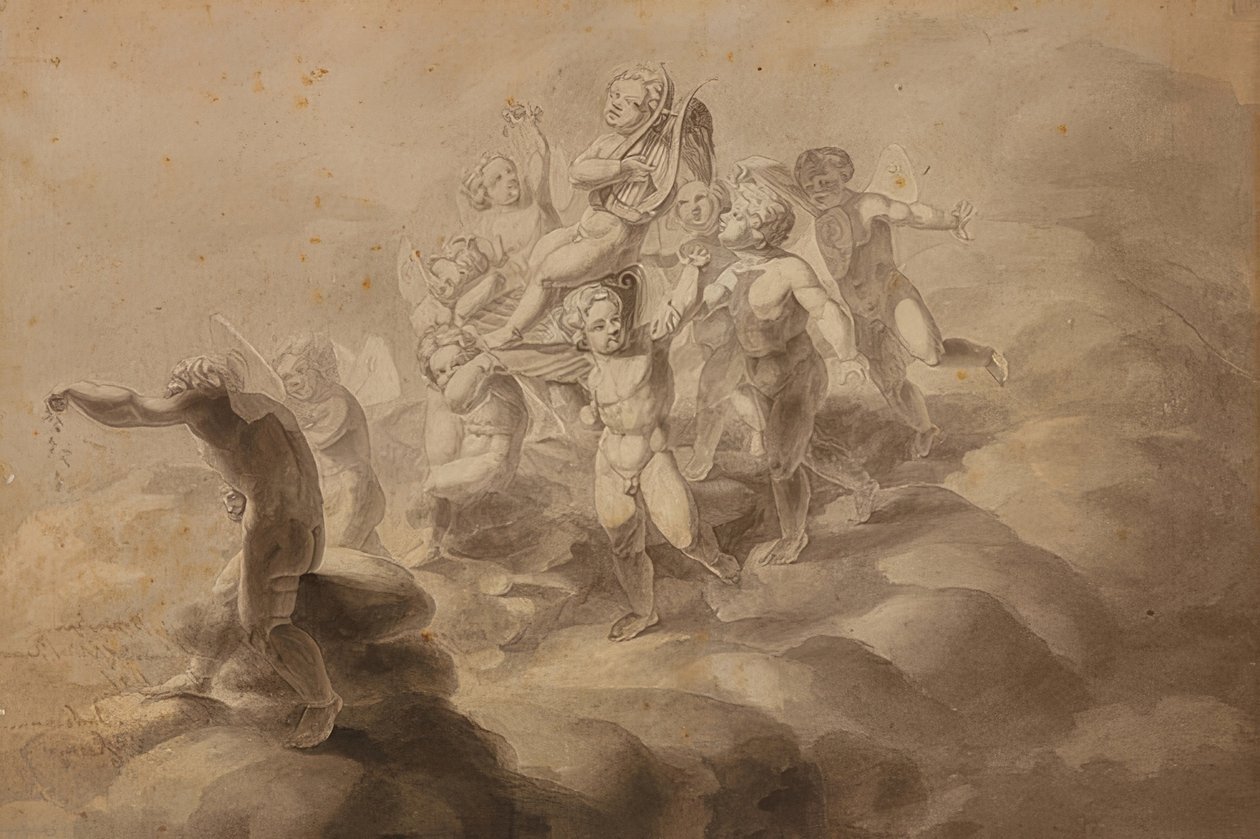 Triumf lásky. 1800 od Philipp Otto Runge