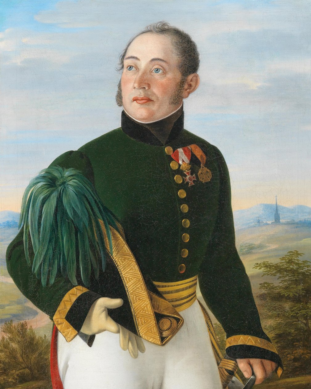 Portrét polního maršála poručíka Friedricha von Spannoghe 1782-1850, 1830. od Philipp Stöhr