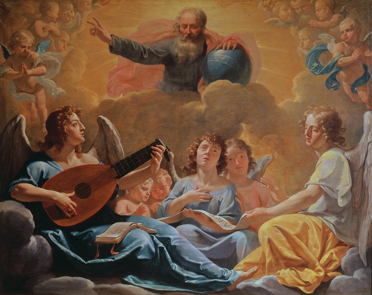 Koncert andělů od Philippe de Champaigne