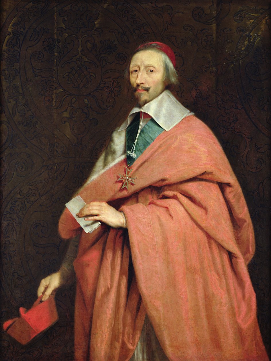 Kardinál Richelieu (1585-1642) kolem 1639 od Philippe de Champaigne