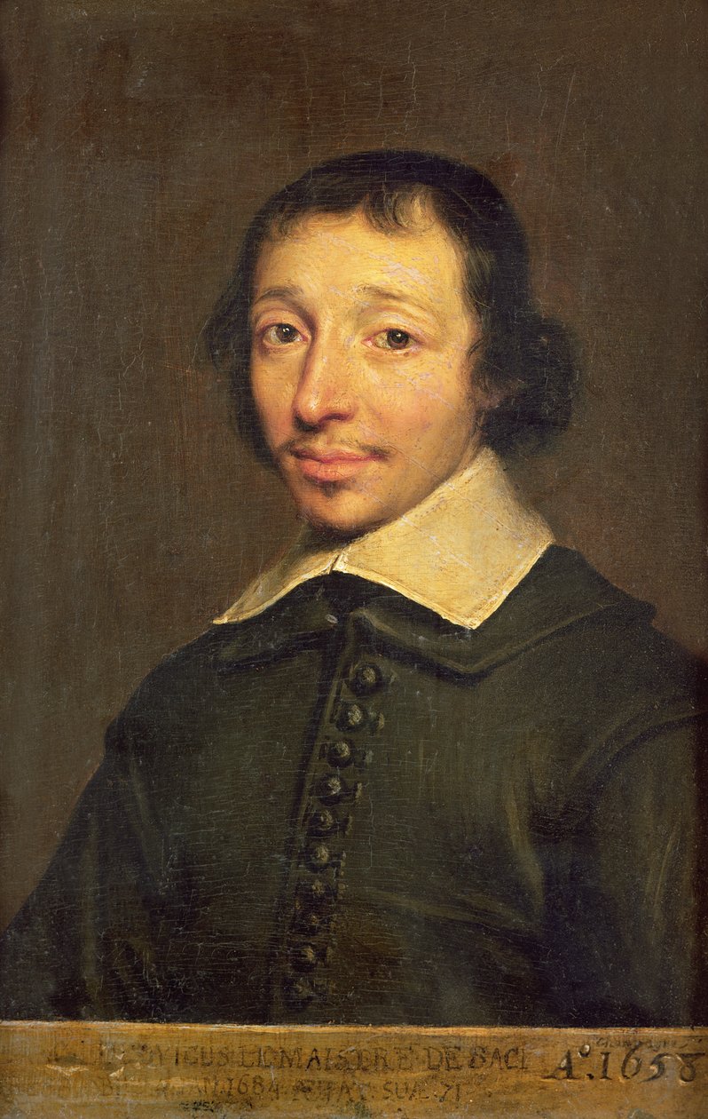 Portrét Isaaca-Louise Lemaistre de Sacy (1613-84) 1658 od Philippe de Champaigne