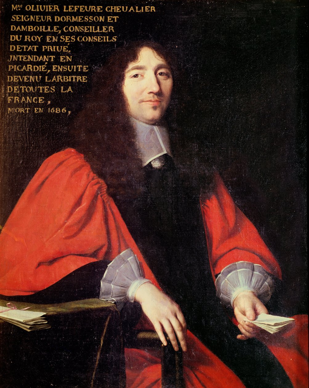 Portrét Oliviera Lefevra (zemř. 1686) od Philippe de Champaigne