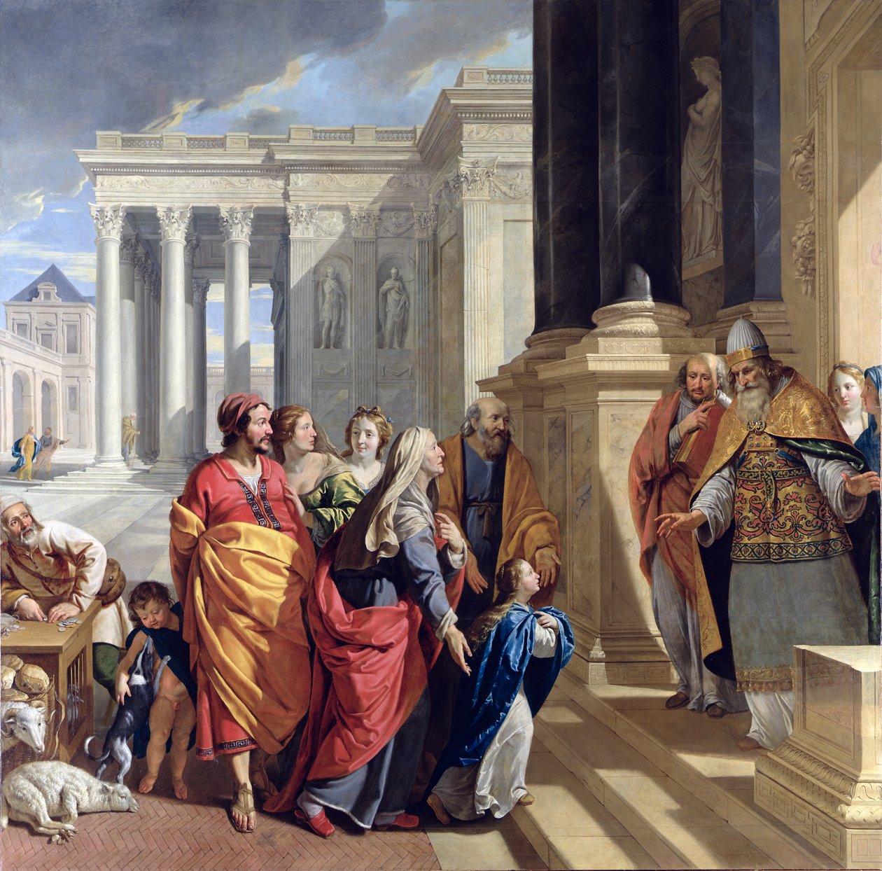 Uvedení Panny Marie do chrámu, 1639-40 od Philippe de Champaigne