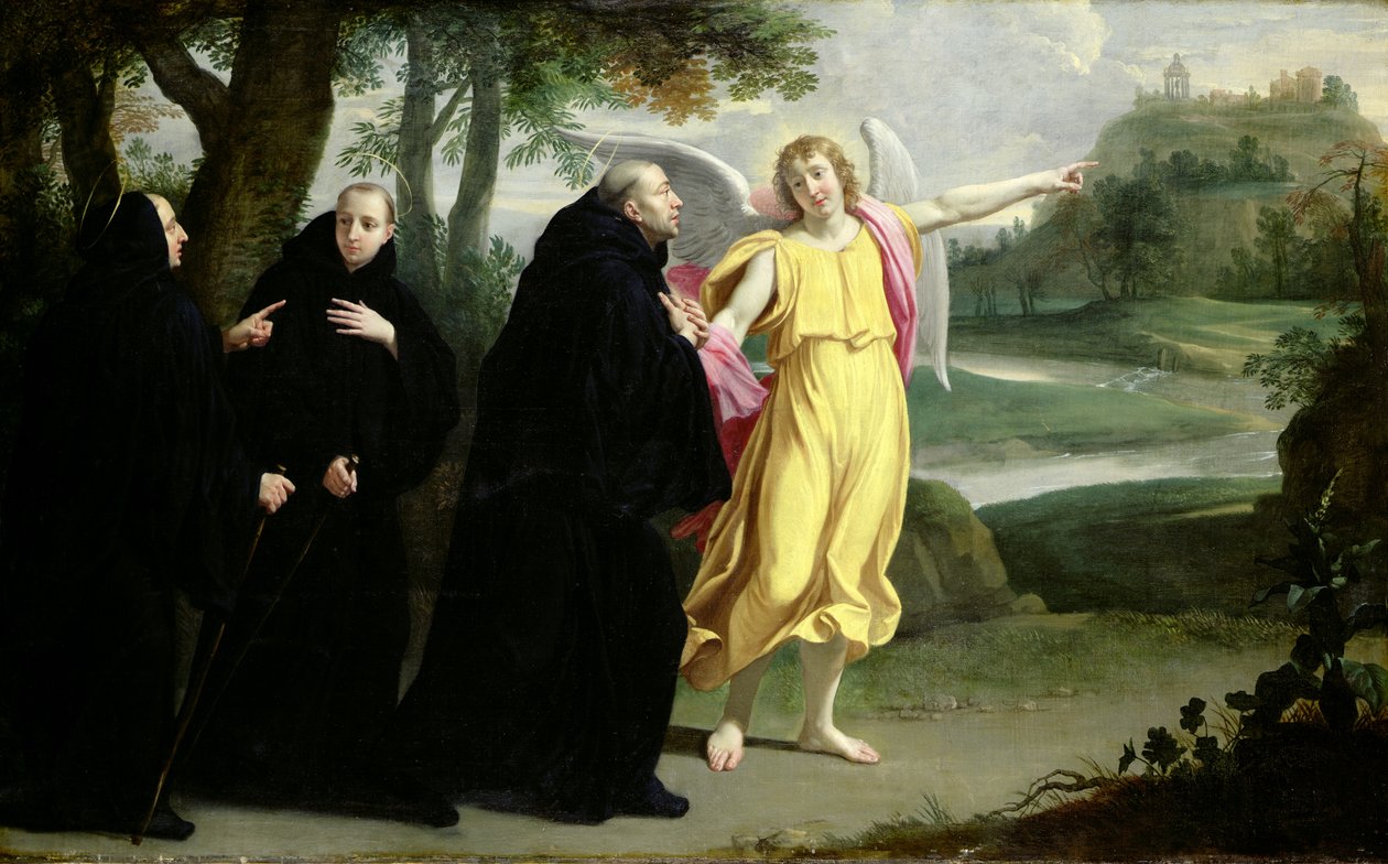 Výjev ze života svatého Benedikta od Philippe de Champaigne