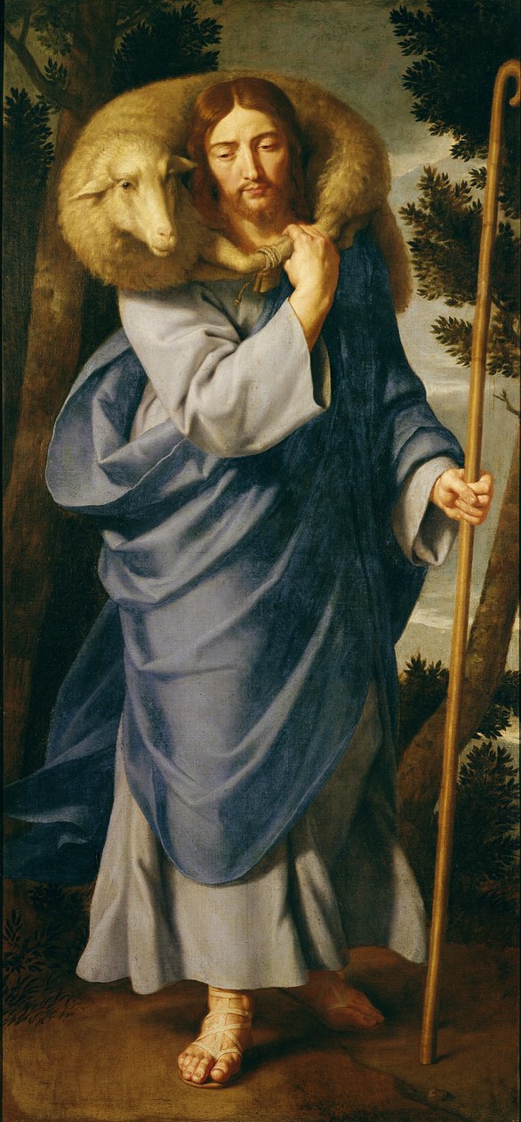 Dobrý pastýř od Philippe de Champaigne