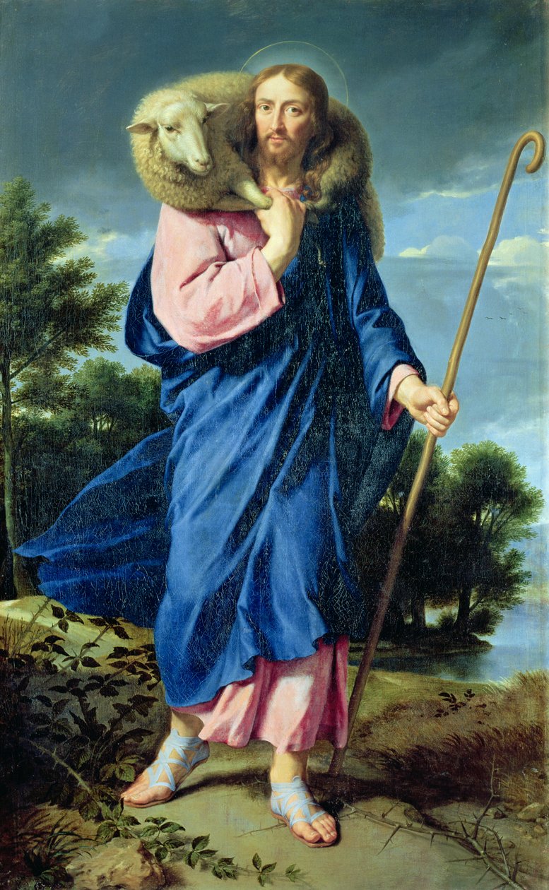 Dobrý pastýř, kolem 1650-60 od Philippe de Champaigne