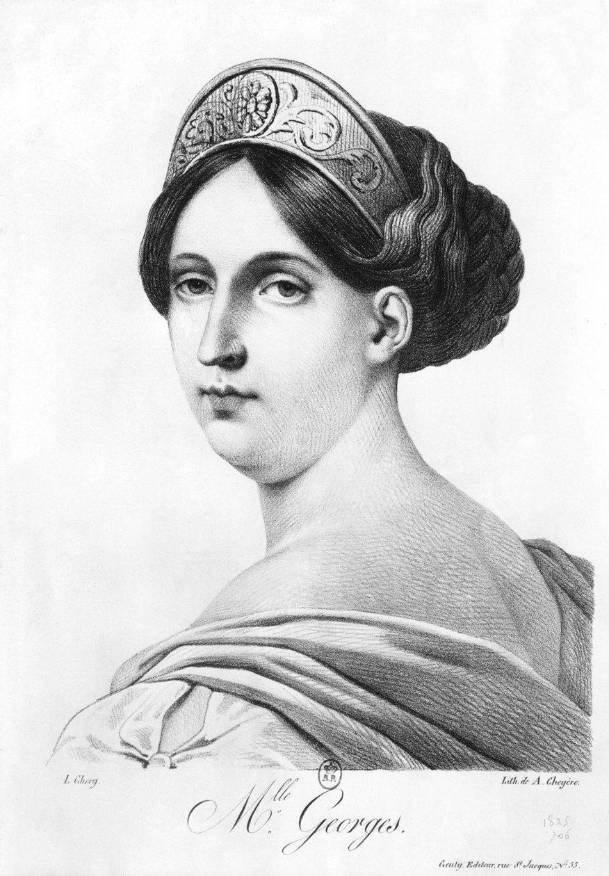Mademoiselle George, 1825 od Philippe Chery