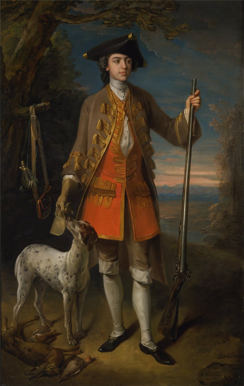 Sir Edward Hales, Baronet, z Hales Place, Hackington, Kent od Philippe Mercier