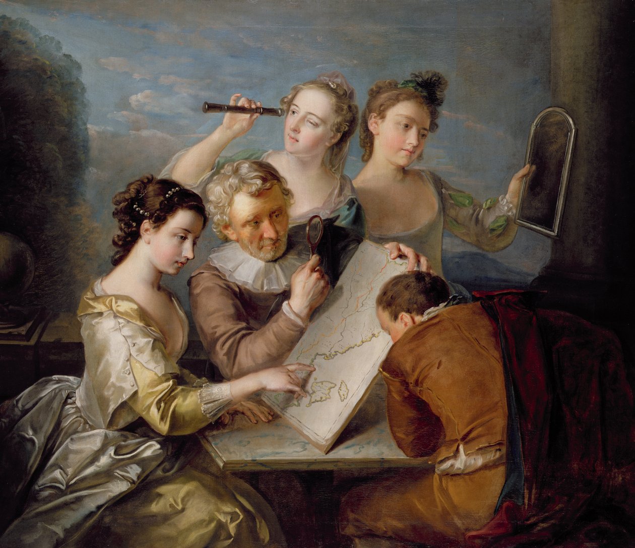 The Sense of Sight, c.1744-47 od Philippe Mercier