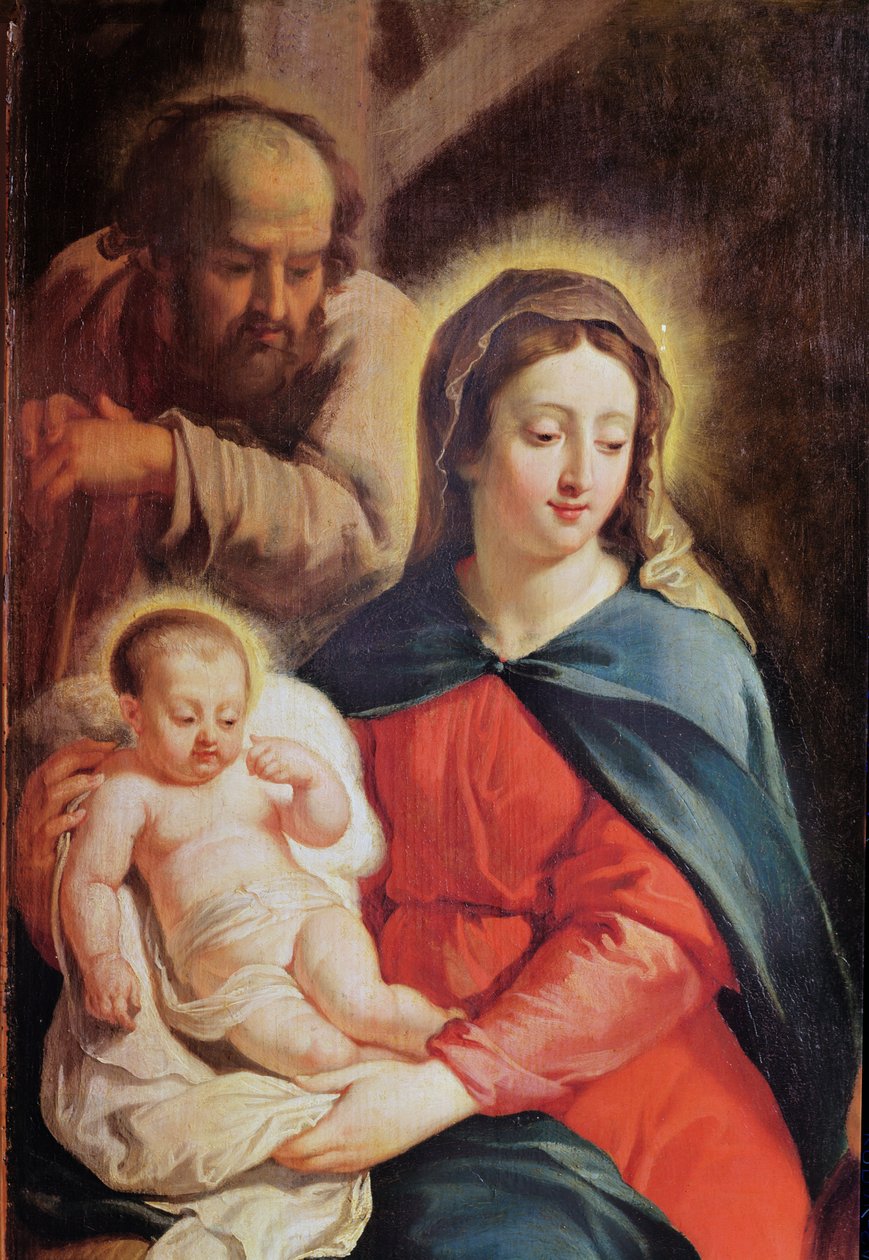 Klanění tří králů (detail) od Philippe de Champaigne