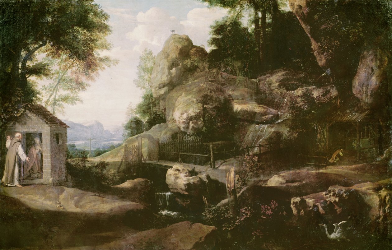Paphnuce osvobozující Thajce, po roce 1656 od Philippe de Champaigne