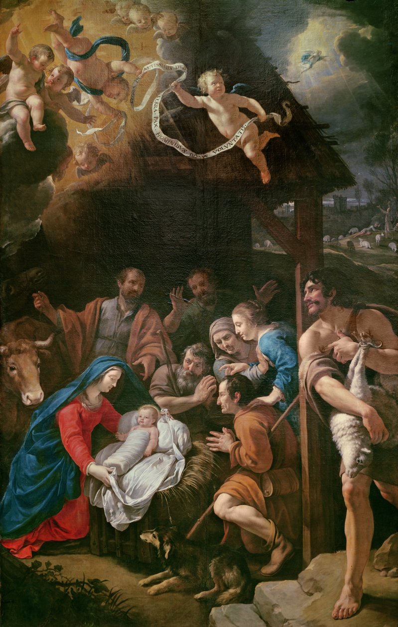 Klanění pastýřů, 1628 od Philippe de Champaigne