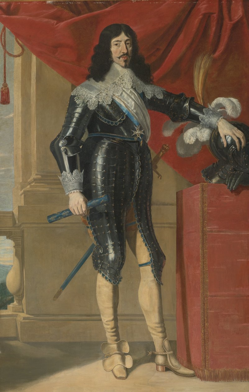 Portrét Ludvíka XIII Francie 1601-1643, první polovina 17. století od Philippe de Champaigne
