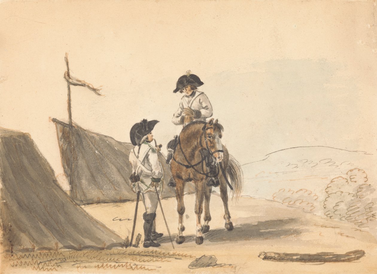 Tábořiště od Philippe Jacques de Loutherbourg