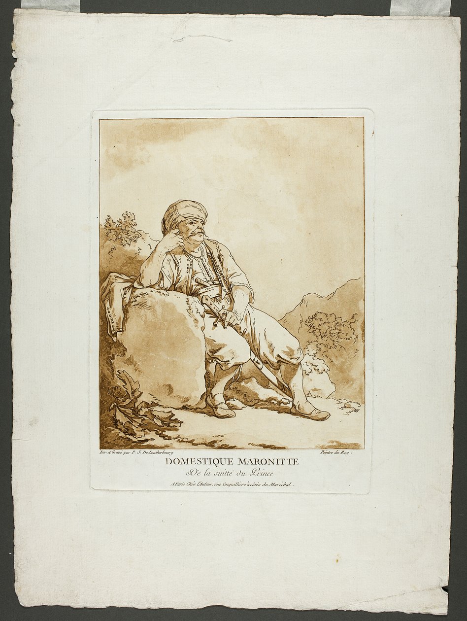 Domácí maronitský od Philippe Jacques de Loutherbourg II