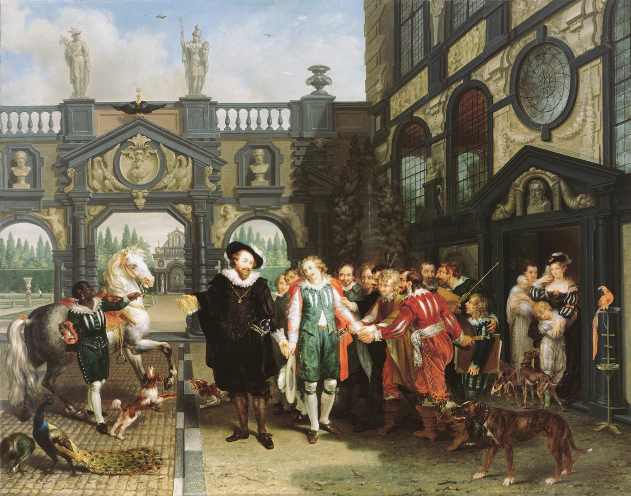 Rozloučení Van Dycka, 1814. od Philippe Jacques van Brée
