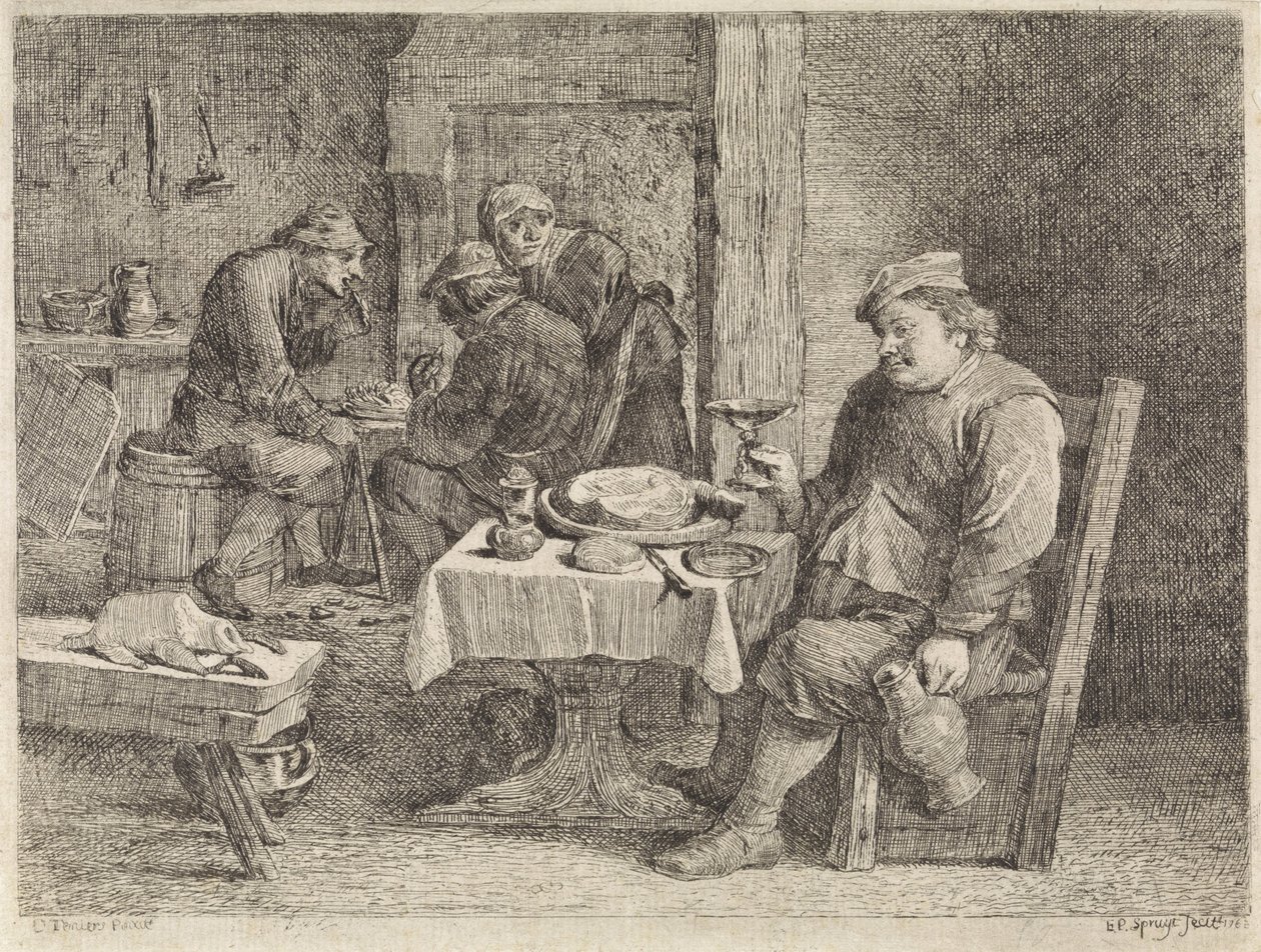 Interiér statku od Philippe Lambert Joseph Spruyt