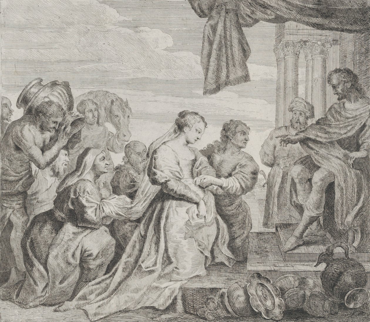 Šalomoun a královna ze Sáby, 1784. od Philippe Lambert Joseph Spruyt