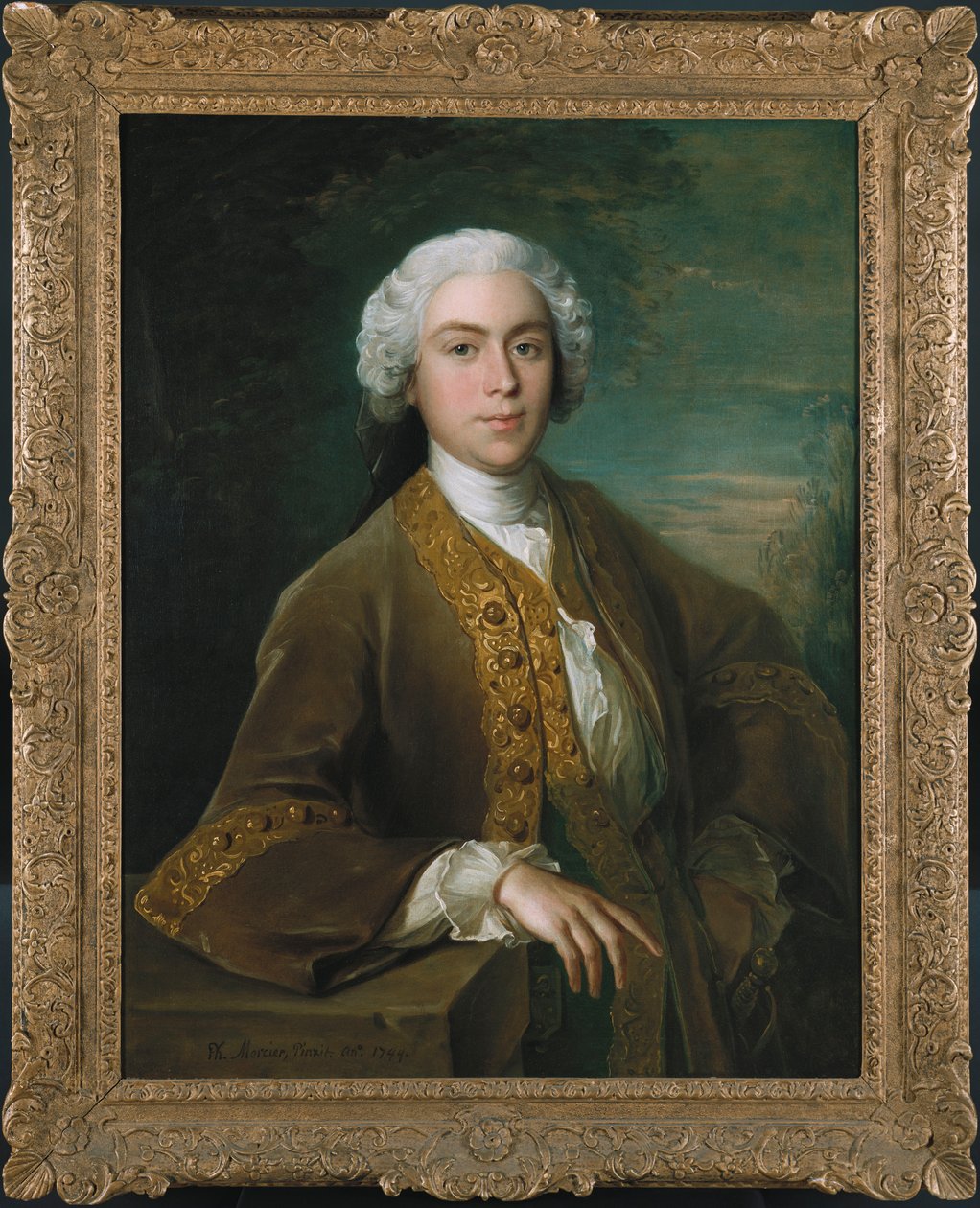 Portrét lorda Trimelstona, 1744 od Philippe Mercier