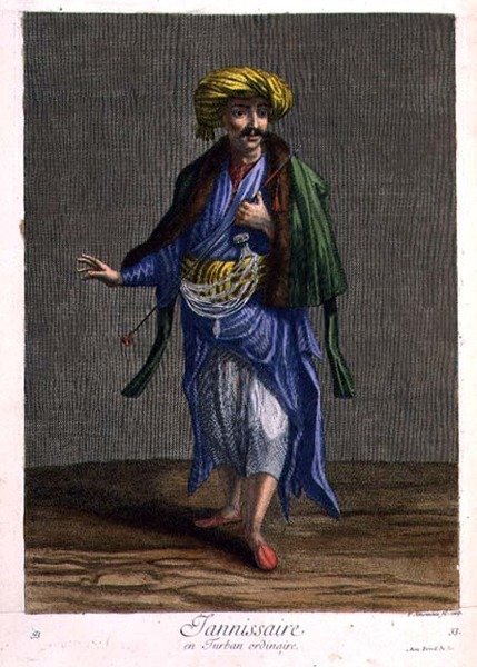 Janičář, v obyčejném turbanu od Philippe Simonneau