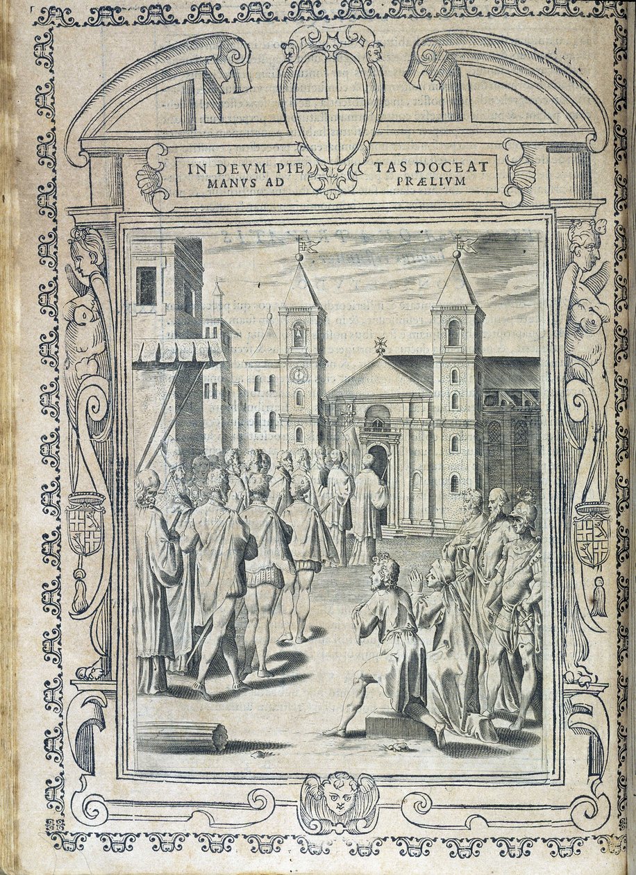 Deska stanov Maltézského řádu „Statuta Hospitalis Hervsalem““ (průvod), od Philippa Thomassina, konec 16. století od Philippe Thomassin