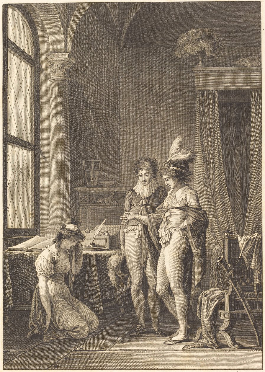 Mona Lisa: Odpuštění od Philippe Triere after Jean Baptiste Mallet