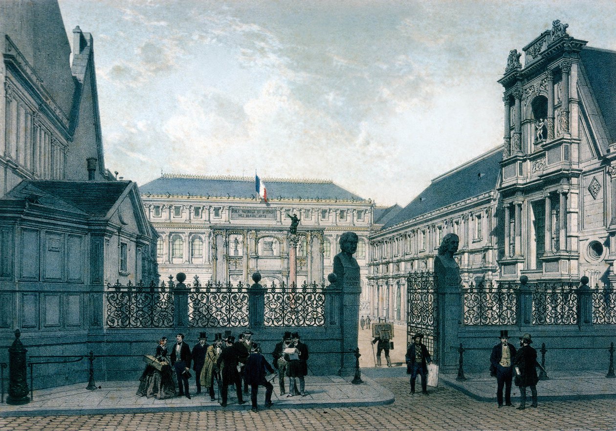 Palác výtvarných umění, Paříž od Philippe and Ciceri Eugene (1813 1890) Benoist