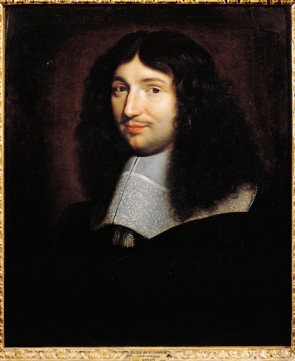 Portrét Jean-Baptiste Colberta (1619-83) od Philippe de (school of) Champaigne