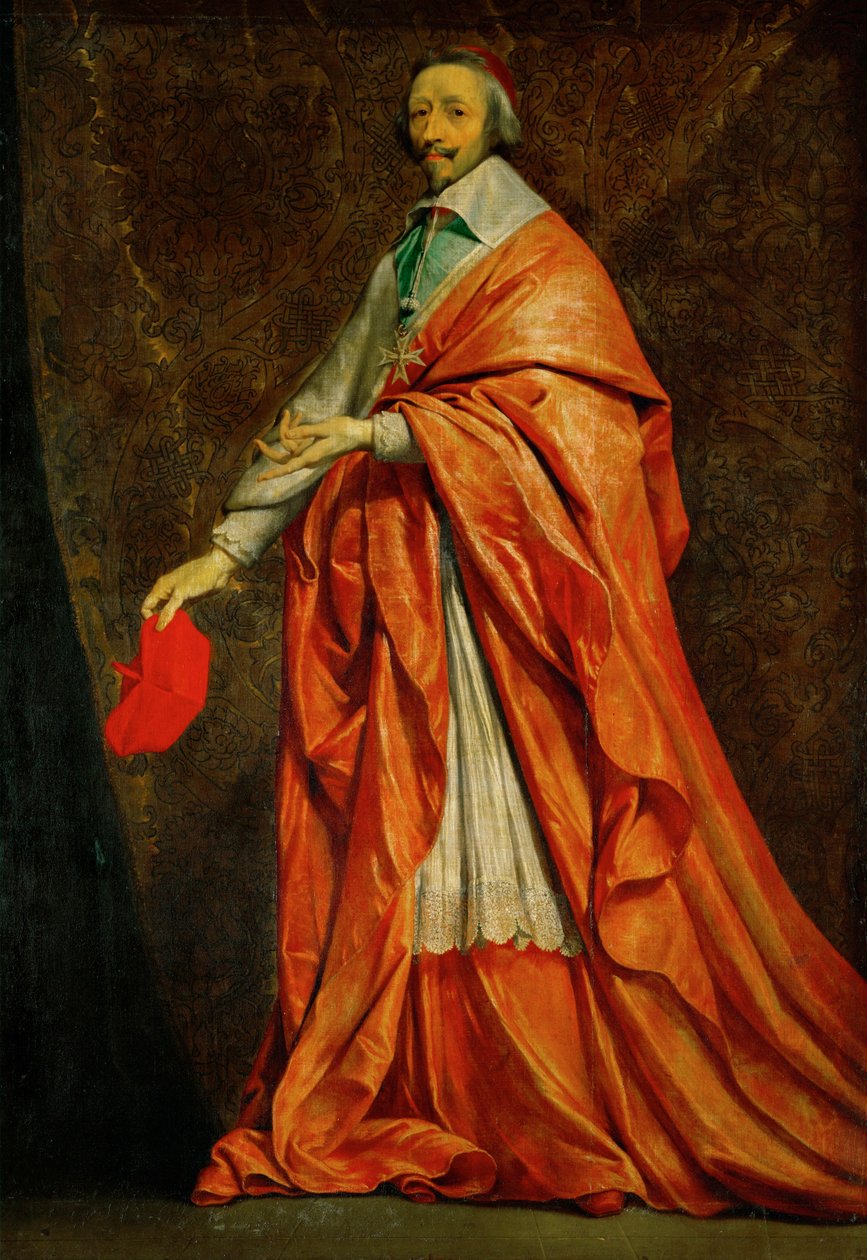 Kardinál Richelieu ... od Philippe de Champaigne