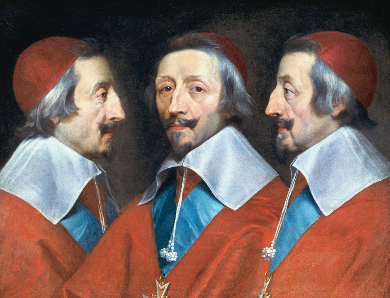 Kardinál Richelieu, francouzský prelát a státník, c1642. od Philippe de Champaigne