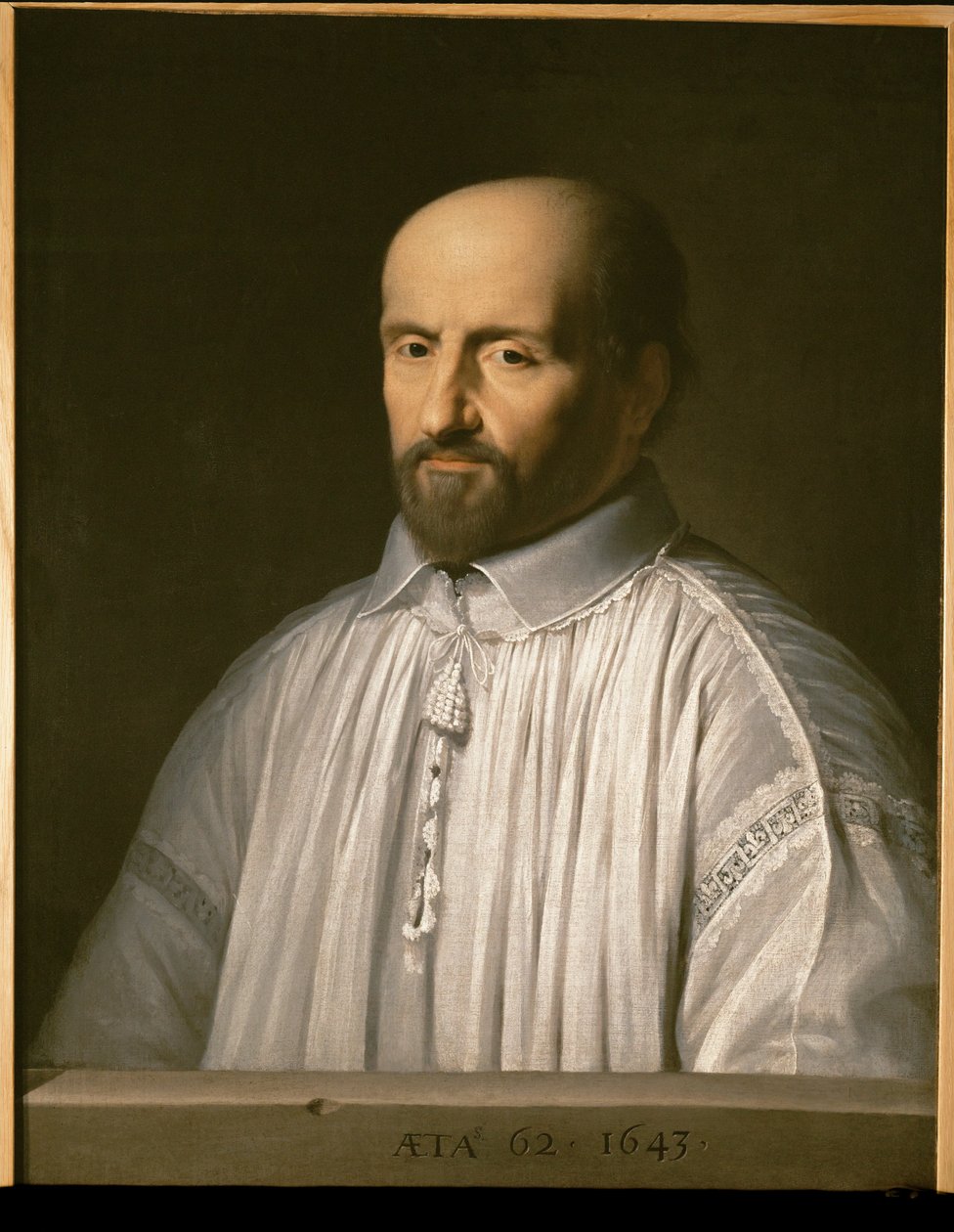Jean Duvergier de Hauranne, opat svatého Cyrana (olejomalba) od Philippe de Champaigne