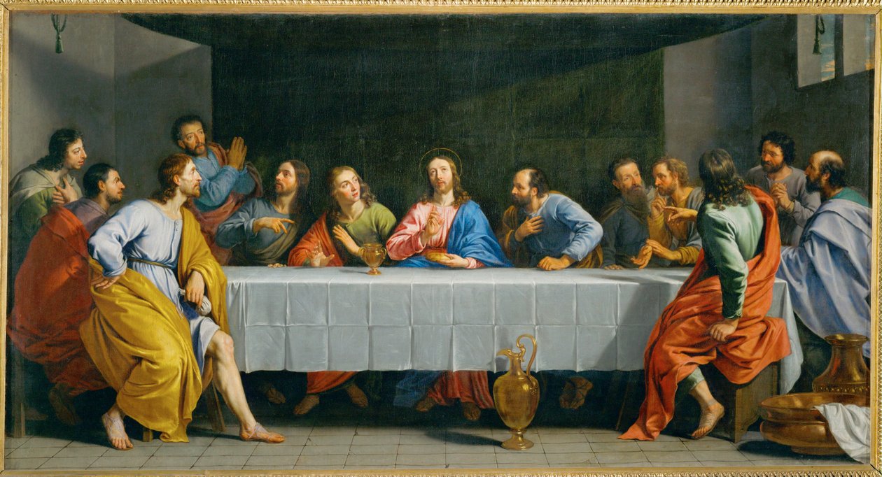 La Cene, řekněme La petite Cene - Poslední večeře... od Philippe de Champaigne