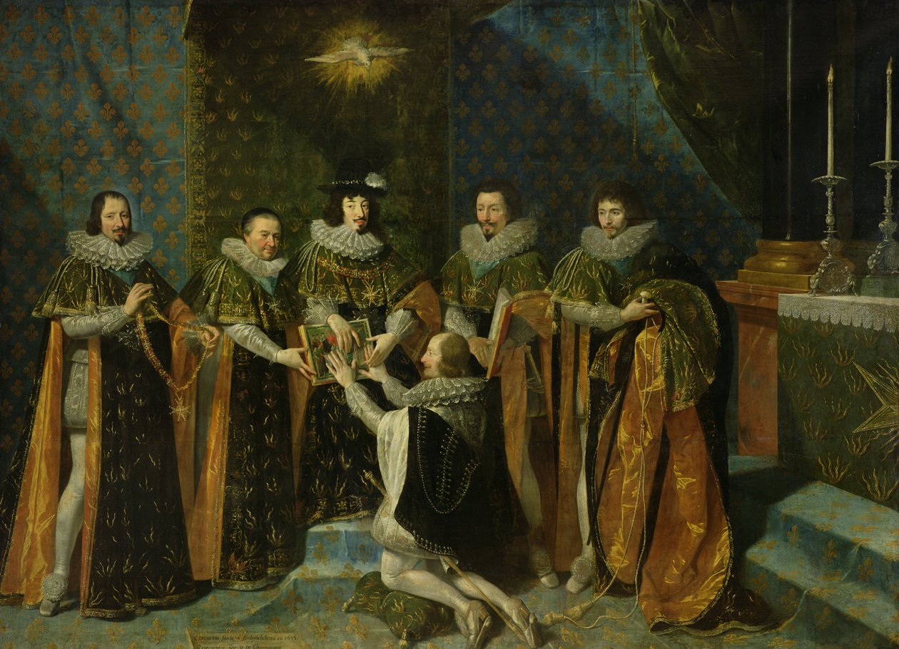 Louis XIII (1601-43) Přijetí Henriho d