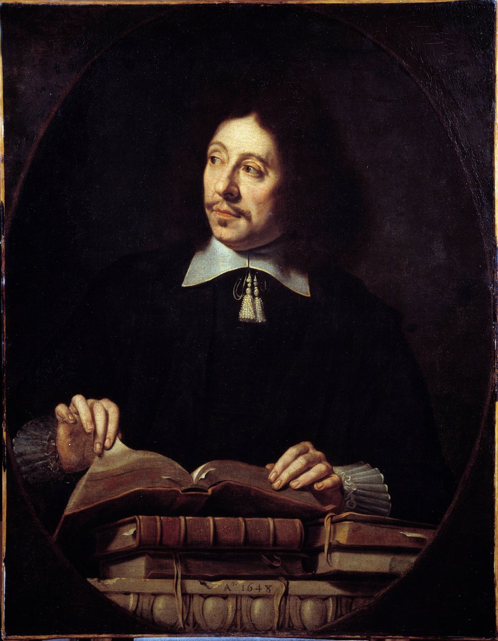 Portrét muže. Obraz Philippe de Champaigne (1602-1674) c. Plamen. od Philippe de Champaigne
