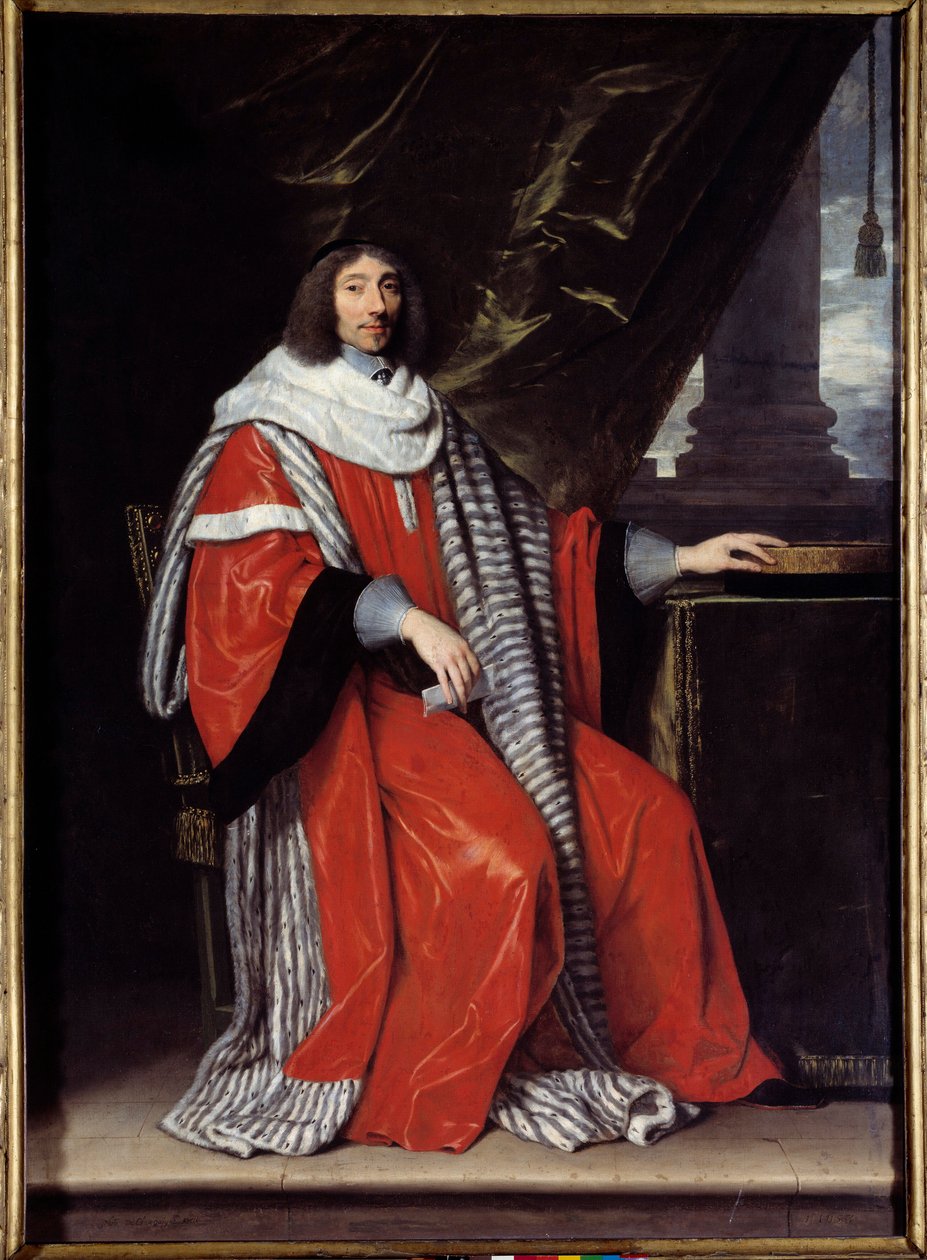 Celovečerní portrét Jean Antoine de Mesme od Philippe de Champaigne