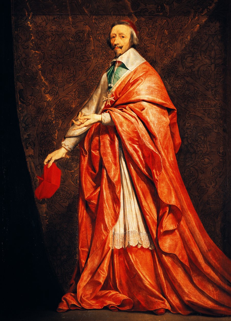 Portrét Armanda-Jeana du Plessise (Paříž od Philippe de Champaigne